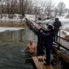19 01 2019 в Ольхово-Рогском поселении в сл.Никольская на реке Калитва состоялись Крещенские купания
